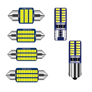 ไฟหรี่ led ไฟหรี่รถยนต์ Festoon 31 มิลลิเมตร 36 มิลลิเมตร 39 มิลลิเมตร 41 มิลลิเมตร canbus ไฟ t10 c5w c10w ภายในอ่านโดมหลอดไฟที่จอดร ไฟเสริมติดมอเตอร์ไซด์