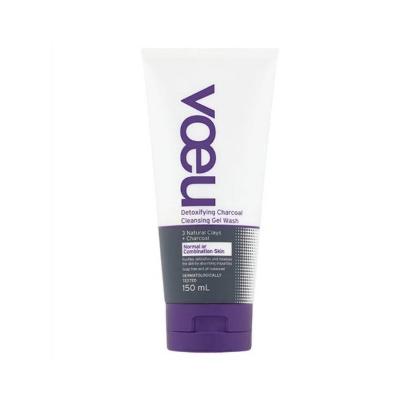 เจลอาบน้ำ Voeu Detoxify Charcoal Cleansing Gel Wash