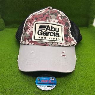 Abu GARCIA หมวกทรัคเกอร์ ผ้าฝ้าย 100% ลายพรางดิจิทัล