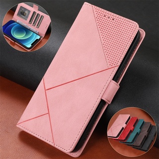 New Style Casing Samsung S21FE Note 20 Ultra Note 10 Plus A51 A71 A22 5G Lanyard Line Stitching Flip Leather Case Card Money Slot Holder Magnetic Cover