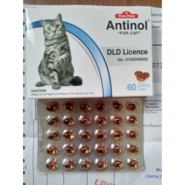 Vetz Petz Atinol 30 capsules *ส่งฟรี*