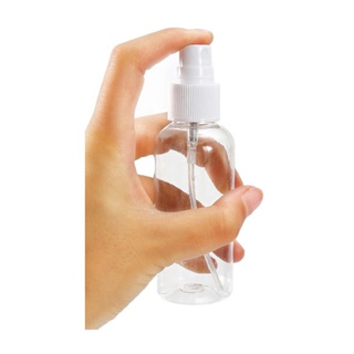 โปรโมชั่น : ขวดสเปรย์น้ำหอม ขนาด 100 ml ขวดเปรย์พลาสติกใส ใส่แอลกอฮอล์ และของเหลวอื่นๆ 1459