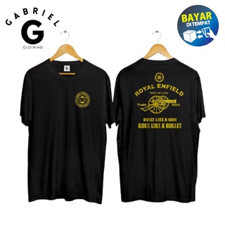 เสื้อยืด ผ้าฝ้าย พิมพ์ลาย Distro Royal Enfield v11 Combed 30s 244