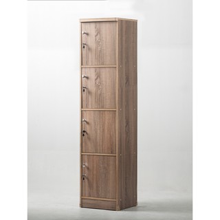 ตู้เก็บของ ตู้ล๊อกเกอร์ 4 ประตู พร้อมกุญแจล๊อค Locker Cabinet รุ่น FL4