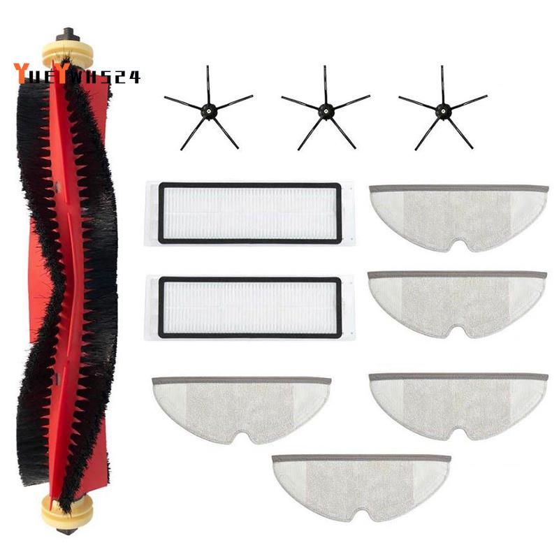 11Pcs Vacuum Cleaner Replacement Parts Accessories HEPA Filter Mop
