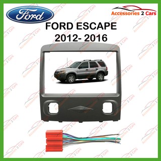 หน้ากากเครื่องเล่นFORD ESCAPE 2DIN ปี2012 รหัส NV-FR-021