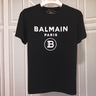 BALMAIN เสื้อยืดแขนสั้น ผ้าฝ้าย พิมพ์ลาย Dilireba สําหรับผู้ชาย และผู้หญิง