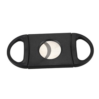 Oval-Shaped Cigar Cutter, Double Cut Blade