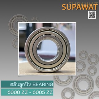 ตลับลูกปืน ลูกปืนเม็ดกลมร่องลึก Ball Bearing ฝาเหล็ก 2 ด้าน 6000-2Z 6001-2Z 6002-2Z 6003-2Z 6004-2Z 6005-2Z 💥ของใหม่💥