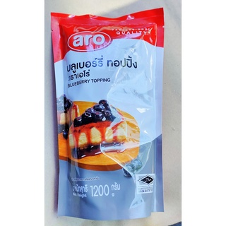 ท็อปปิ้ง บูลเบอรี่ ตราแอโร่ แบบถุงเติม ขนาด1,200 กรัมTopping Blueberry Aero Brand Refill Bag Size 1,200 g.