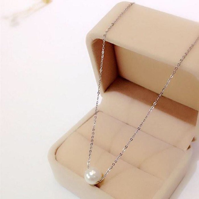 SILVER JEWELRY สร้อยคอไข่มุก