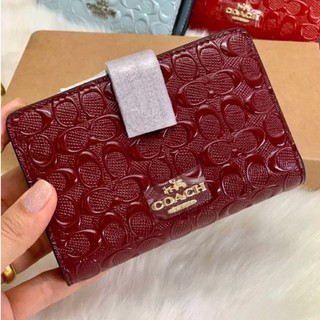 COACH MEDIUM CORNER ZIP WALLET ((25937))