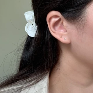 A.piece จิวเงินแท้ [all silver 925] Dot piercing