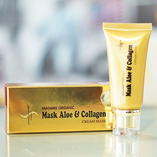 มาดามออร์แกนิก มาส์กอะโล แอนด์ คอลลาเจน Mask Aloe &amp; Collagen