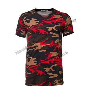 Pierre Cardin PY-309 1 ตัว เสื้อคอวีลายทหาร