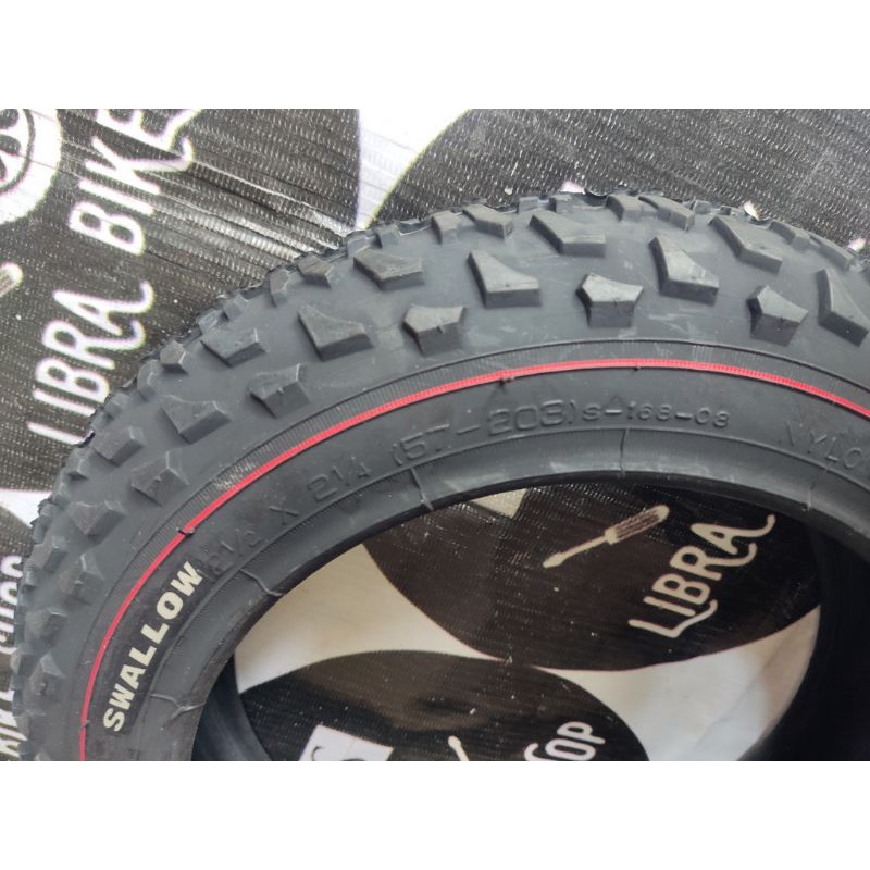 MERAH SWALLOW S-168 S168 12 LIST ยางสีแดง