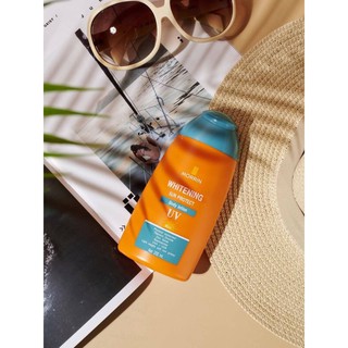 มอร์ริน โลชั่นกันแดด ของแท้ Morrin Sun Protection Whitening Body Lotion SPF50+++ 200ml