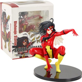 โมเดลฟิกเกอร์ Pvc อนิเมะ Spider-Woman ของเล่นสําหรับเด็ก