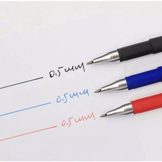 ปากกาหมึกเจล 0.5 มม. ปากกาเซ็นต์ชื่อหัวแหลม เขียนลื่น แห้งเร็ว