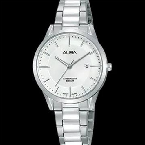ALBA  นาฬิกาข้อมือผู้หญิง สายสแตนเลส สีเงิน รุ่น AH7R37X, AH7R37X1