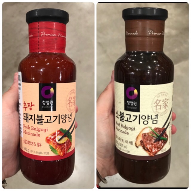 ซอสหมักหมู/เนื้อย่างเกาหลี (บุลโกกิ) ตราชองจองวอน 500 g.