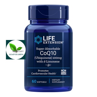 Life Extension Super-Absorbable CoQ10 (Ubiquinone) with d-Limonene 100 mg / 60 Softgels