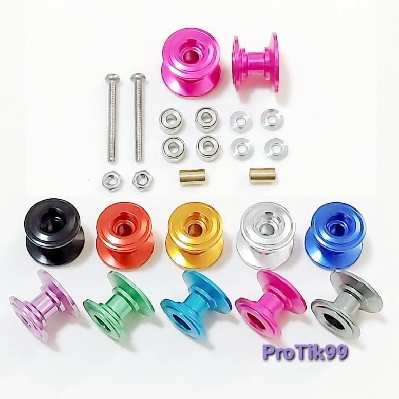 โรลเลอร์ ถ้วย 12/13 mm. แบบโฮมเมด สำหรับ รถ Mini4wd ทุกแบรนด์