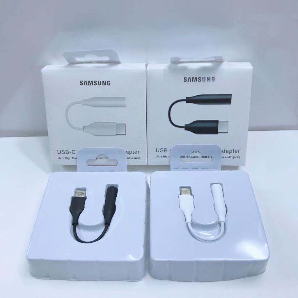 USB-C ถึง 3.5 มม. แจ็คเสียง Type-c ถึง 3.5 สายแปลงหูฟังสำหรับ Samsung Note10/A80/S20/S21/Tab S6-S7/S10lite/Note20