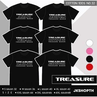 💫เสื้อ T R E A•S U R E | MEMBER สีขาว ดำ