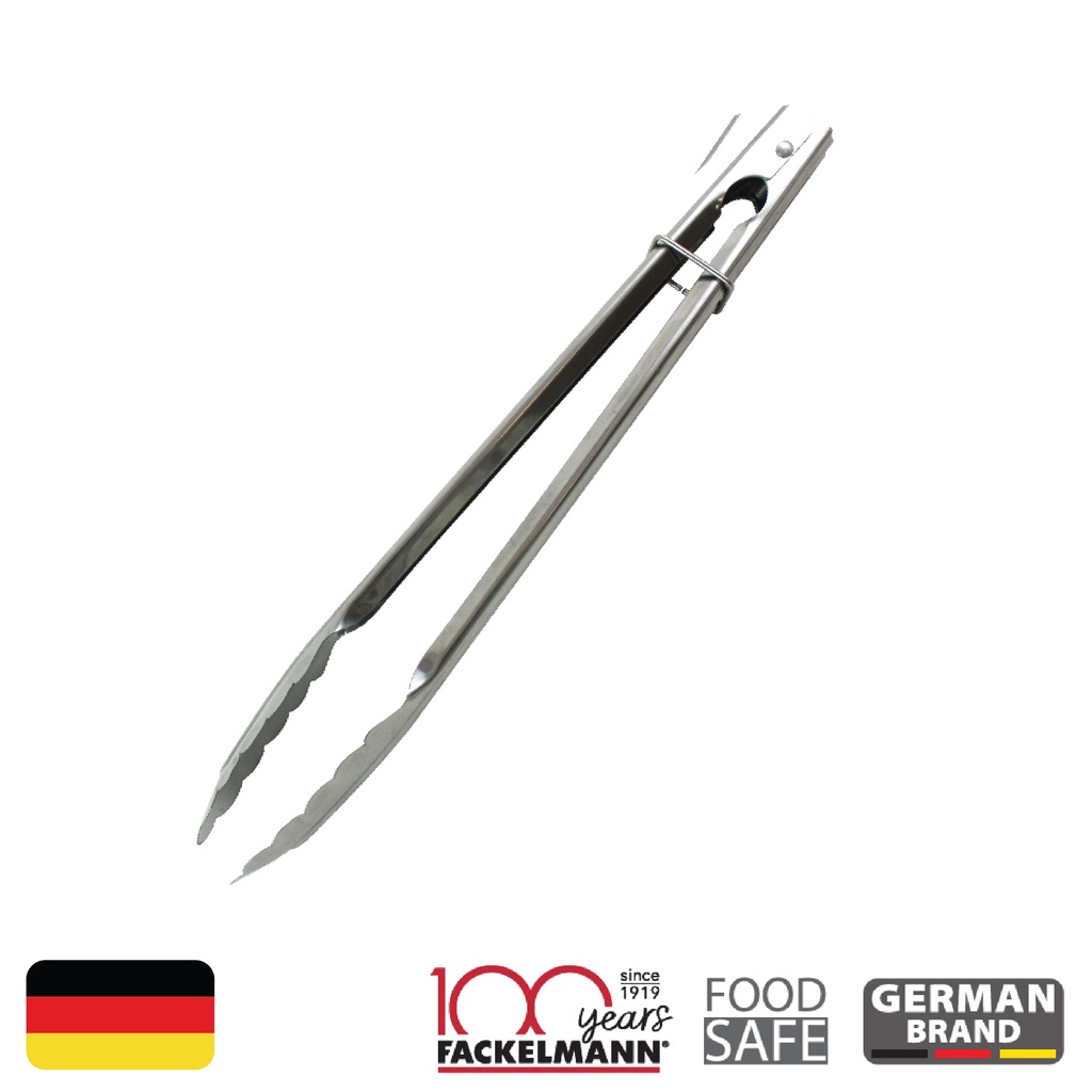 ที่คีบอาหารสแตนเลส FACKELMANN 30 ซม. (Stainless Steel Tongs 30 cm)	5051126824600