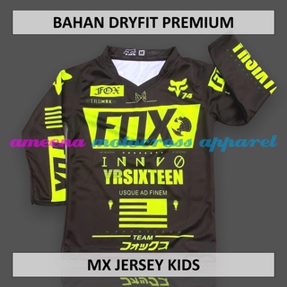 เสื้อกีฬาแขนสั้น ลายทีมแข่งรถวิบาก Adventure Jersey - FO006 สําหรับเด็ก