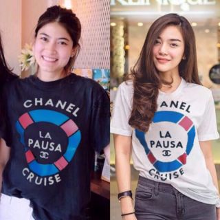 ☞ เสื้อยืดชาแนลChanel เสื้อยืด เสื้อยืดแบรนด์ เสื้อสกรีนลาย