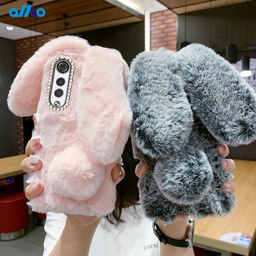 เคสโทรศัพท์มือถือขนกระต่ายน่ารักสําหรับ Xiaomi Poco X6 Pro C65 11T Pro Xiaomi Mi 11T Pro 11 Lite 5G Ne Xiaomi 10T Pro Case
