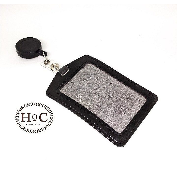 Houseofcuff ID Card ID Card HOLDER สีดํา