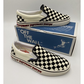 Vans slip on รองเท้าผ้าใบแบบสวม