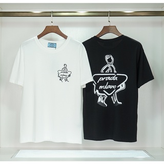 Street style triangle sketcher logo printing short-sleeved T-shirt for men J9YZ