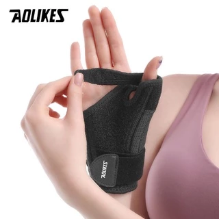 อุปกรณ์ดามโคนนิ้วโป้ง ข้อมือ แกนพลาสติกแข็ง2แผ่น AOLIKESแท้ Thumb guard Bracers Wrist joint pain sprain rehabilitation