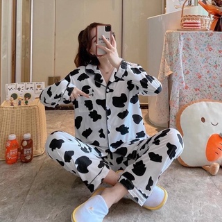 ชุดนอนการ์ตูนลายวัว น่ารักมากๆ🐮