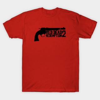 เสื้อยืด พิมพ์ลาย Red DEAD REDEMPTION 2 REVOLVER สําหรับผู้ชาย และผู้หญิง