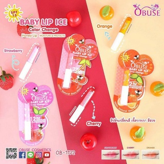 ลิปมันเบบี้ Obuse Baby Lip Ice Color Chang