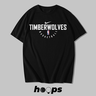 เสื้อยืด ลาย Minnesota TIMBERWOLVES สําหรับฝึกซ้อมS-5XL