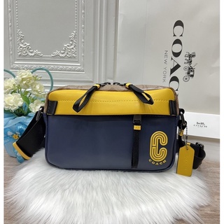 🔥🔥ตรงปก💯New ‼️กระเป๋าสะพายผู้ชาย Coach ขนาด 24 cm.  งานเกรด : Hi-end 1:1 งานสวยเป๊ะปังมาก🔥🔥