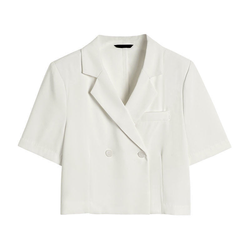 blazer✨เสื้อสูท ✨เบลเซอร์ JK แจ็คเก็ตครอป ตัวเล็ก - รูปที่ 6