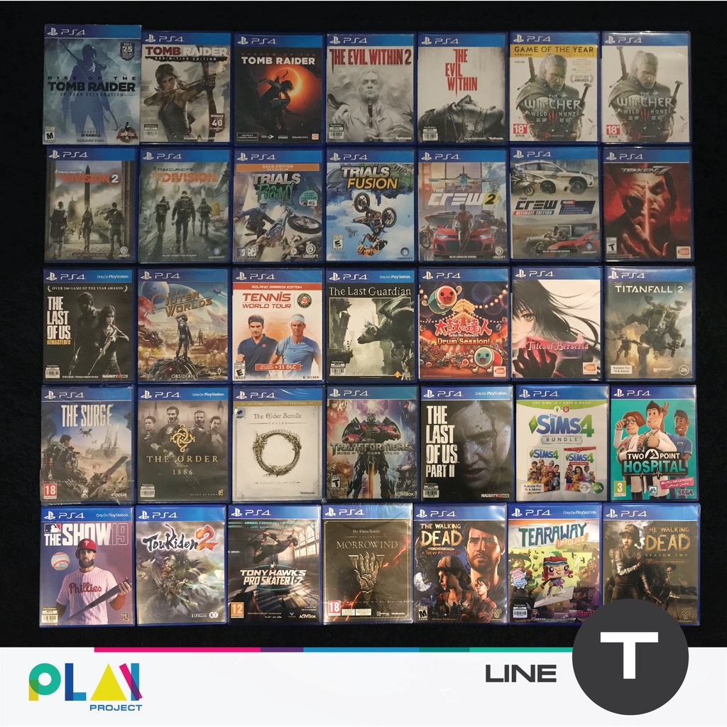 เกม PS4 มือสอง กว่า 100 เกม (รายชื่อตัวอักษร T ) [มือสอง] [มือ2] [เกม Playstation]