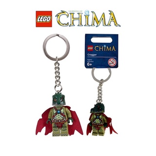 LEGO : No.850602 CHIMA : CRAGGER MINI FIGURE KEYCHAIN พวงกุญแจมินิฟิกเกอร์ สินค้าจาก LEGO ของแท้ 100%