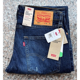 🔥ส่งฟรี Levi’s  502 ยีนส์ชายขากระบอก ผ้าเนื้อทราย ผ้าหนา  เป้าซิป ของแท้จากช็อปจ้า