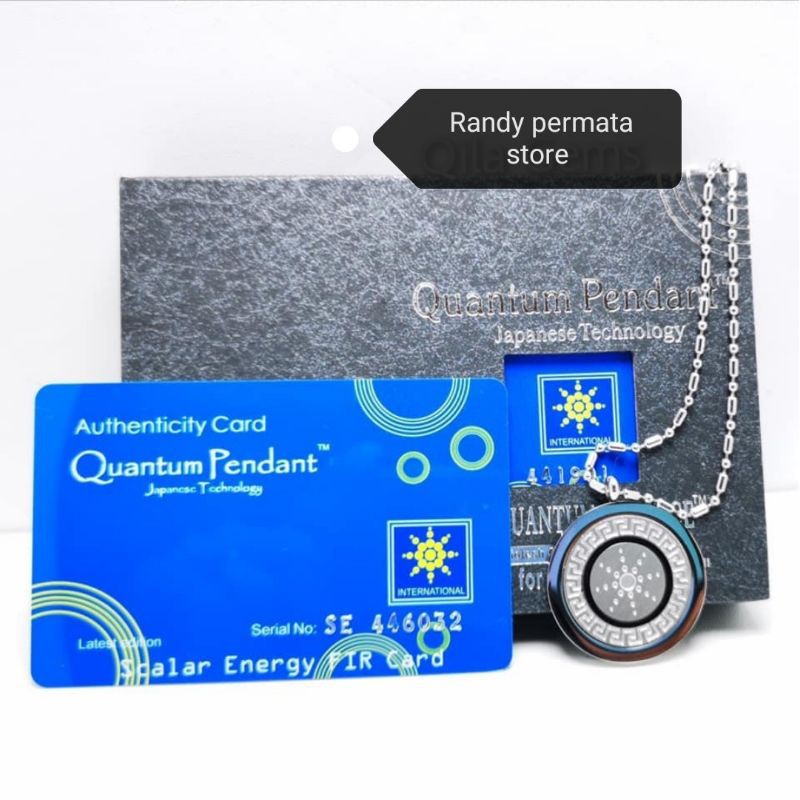 Quantum จี้สร้อยคอ Original Design Scalar Orgon ไอออนลบ EMF Protection Original