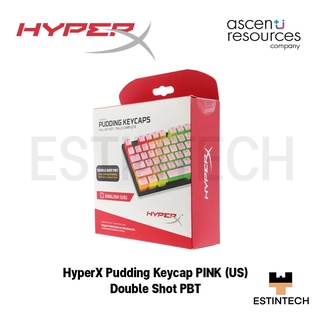 Key Cap (คีย์แคป) HYPER X PUDDING KEYCAP PINK (US) Double Shot PBT ของใหม่