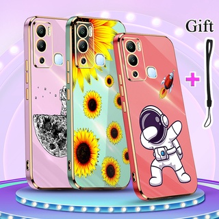 เคสซิลิโคน TPU แบบนิ่ม ลายการ์ตูน สําหรับ Infinix Hot 12i Infinix Hot 12i