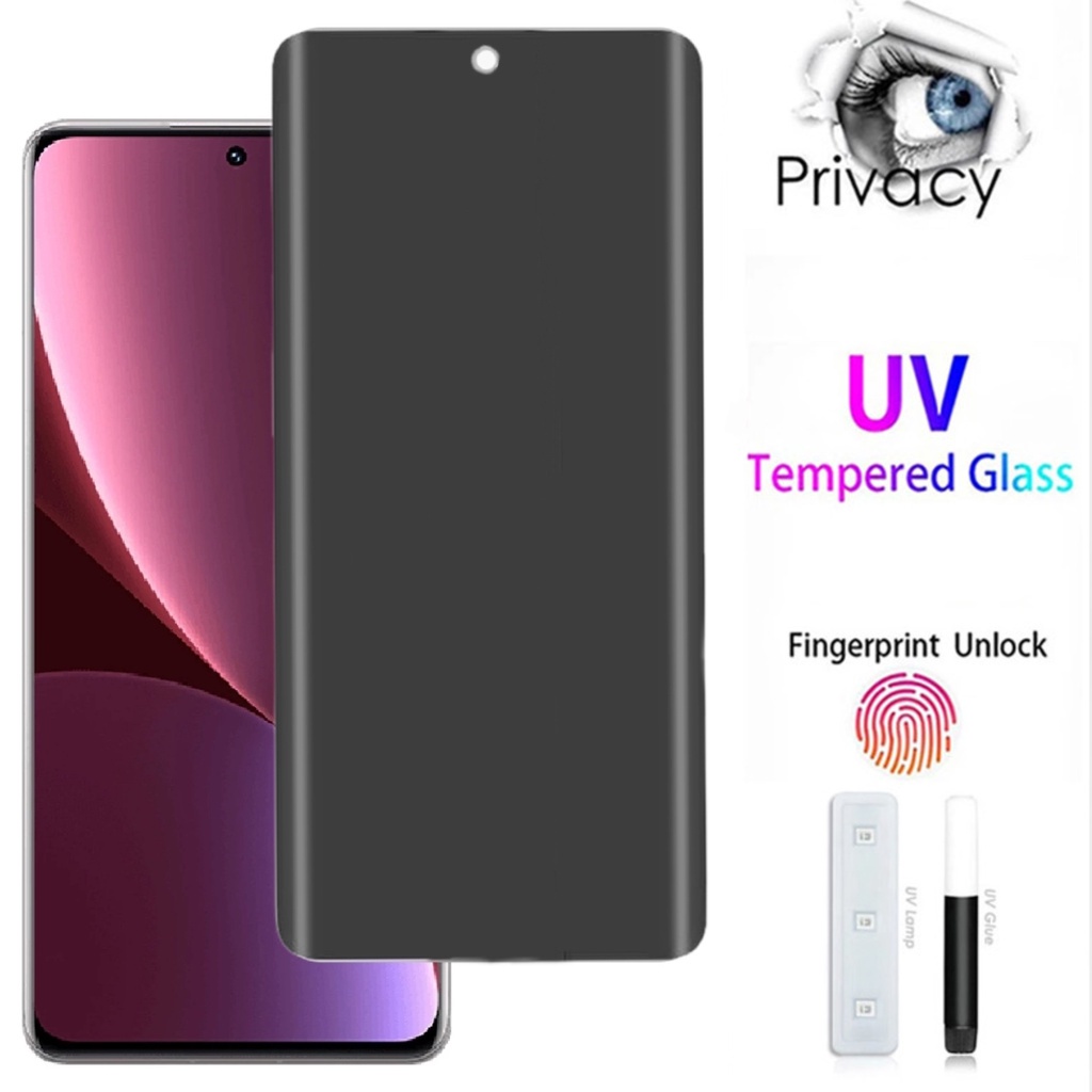 UV ของเหลว กาวเต็ม โค้ง กระจกนิรภัย ป้องกันหน้าจอ VIVO X200 Y78 Y78+ V40 V30E V30 V29 V27 V25 V23 X100 X90 X80 X70 X60 X50 Pro+ Plus 4G 5G 2024